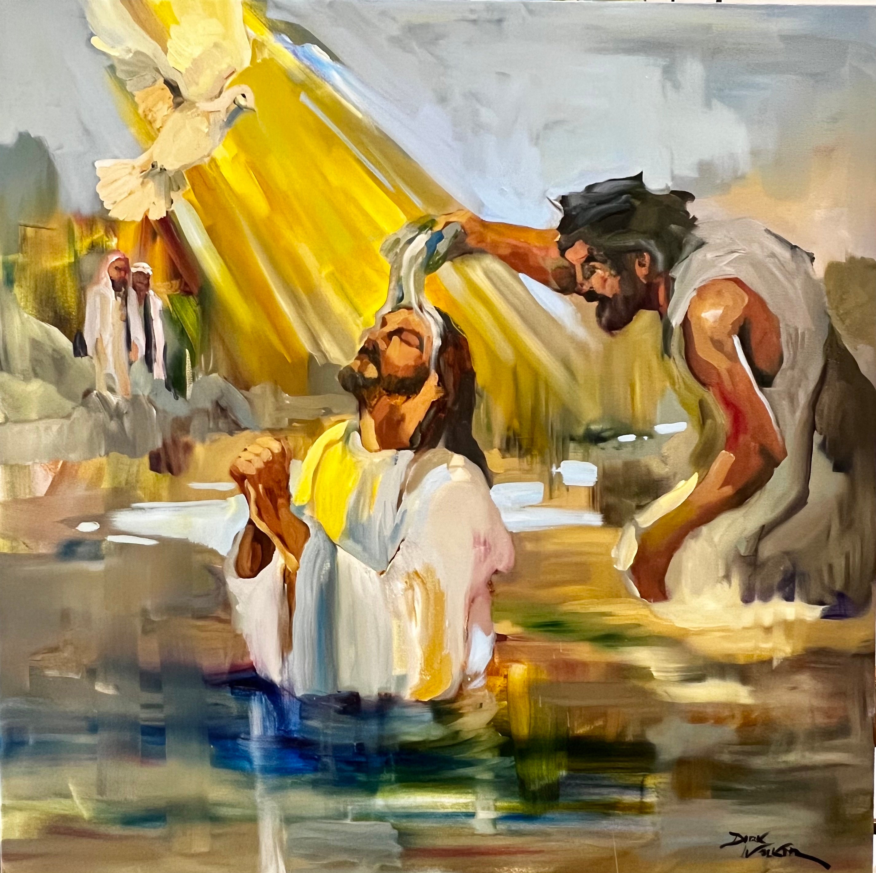 Baptism of Jesus by John the Baptist | Dirk Walker Fine Art