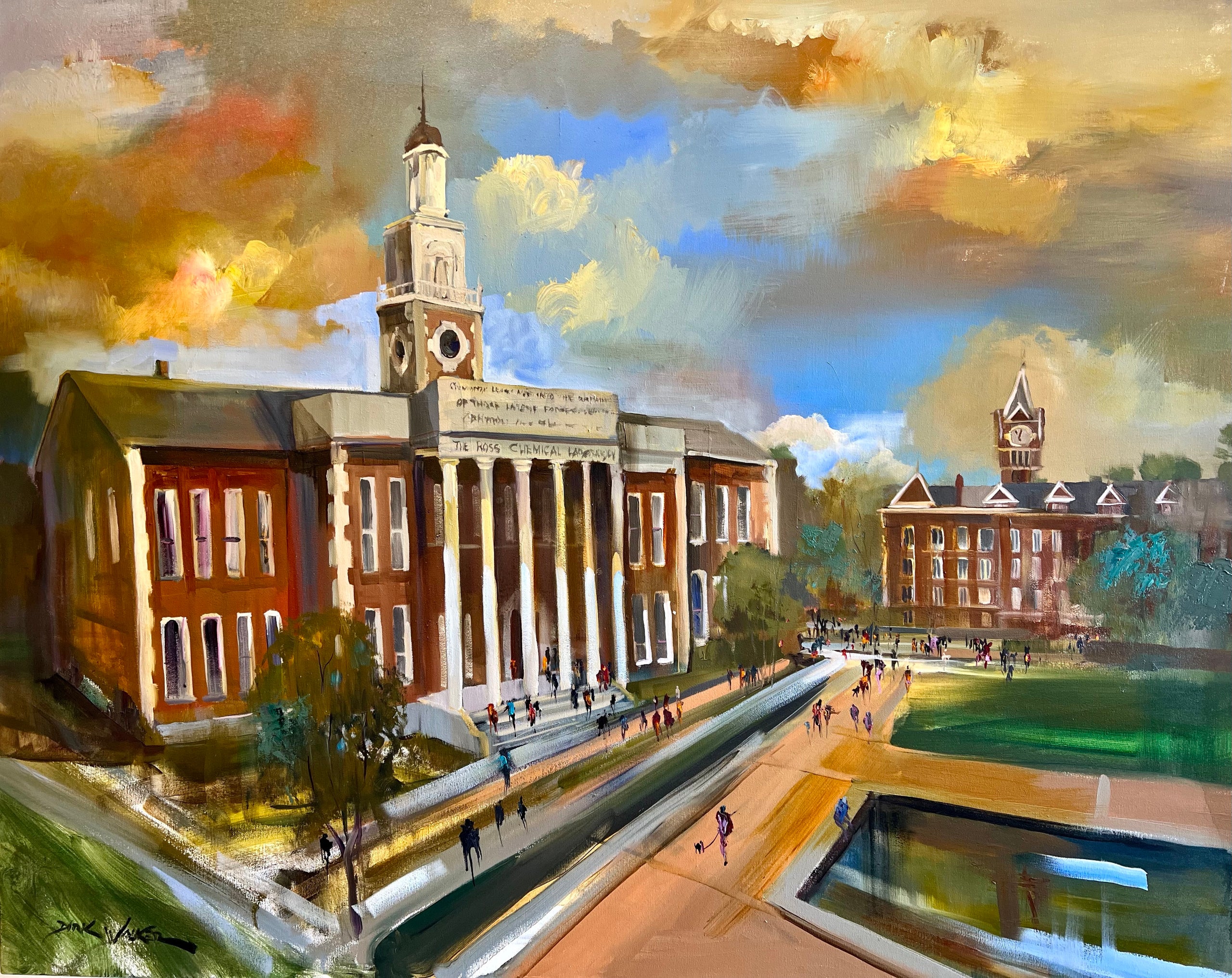 Ross Hall Auburn University Dirk Walker Fine Art